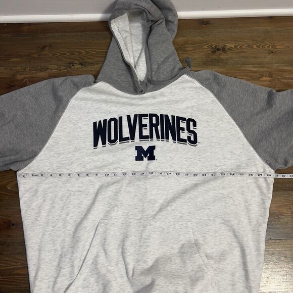 Champion Brand Michigan Wolverines & Arizona Coyotes Men's Hoodie, Gray Cole XXL - Picture 5 of 6